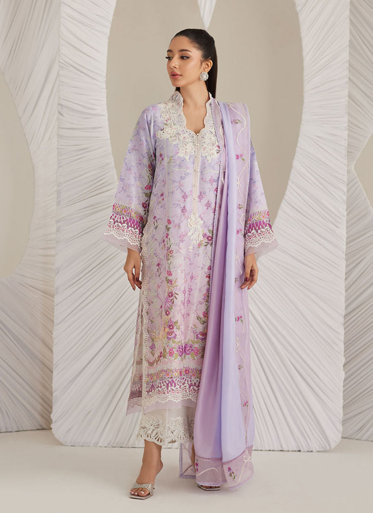 Farah Talib Aziz | Designer Picks 24 | RAMONA SHIRT WITH PRE-DRAPED DUPATTA main image 1