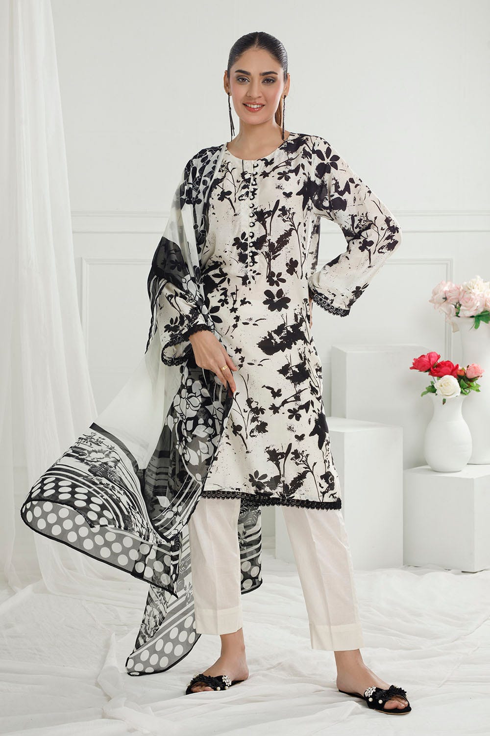 Gul Ahmed BS-52001 The Floral World  2025