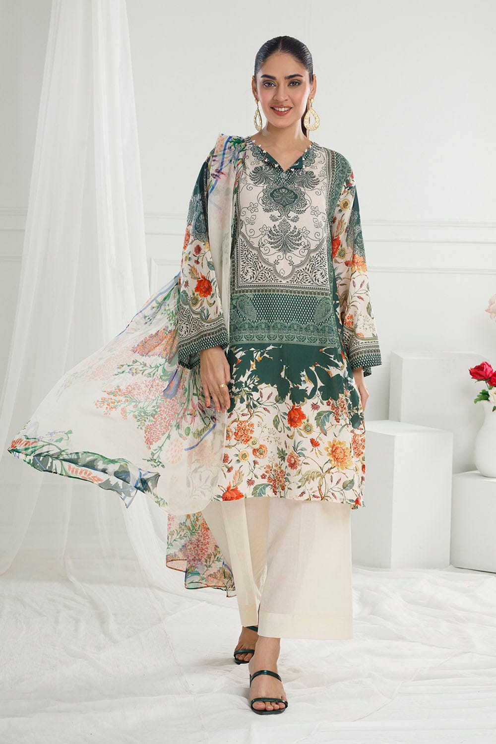 Gul Ahmed C-52006 The Floral World  2025