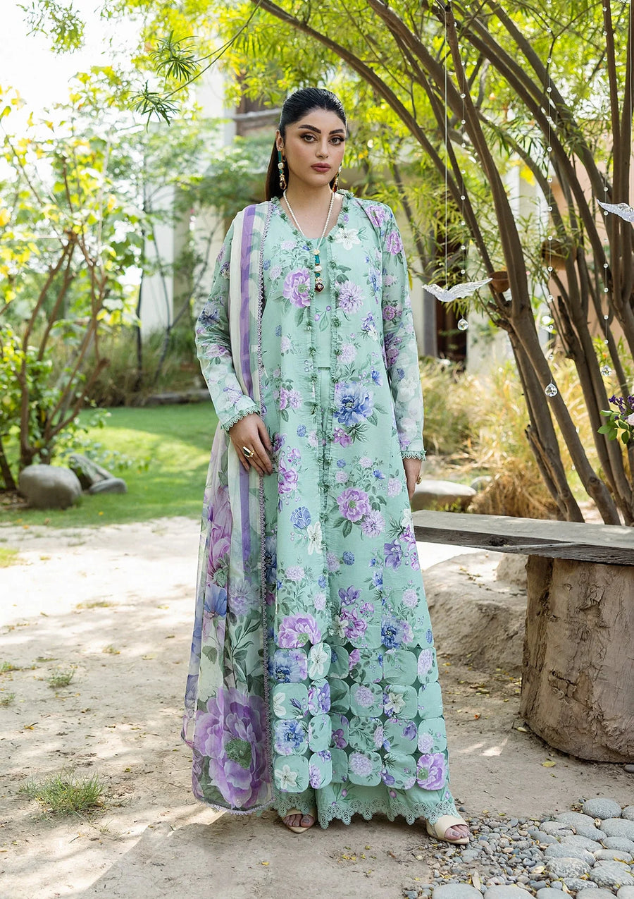 Elaf Premium ECD-1A Gardenelle Elaf Prints With Chiffon Dupatta 2025