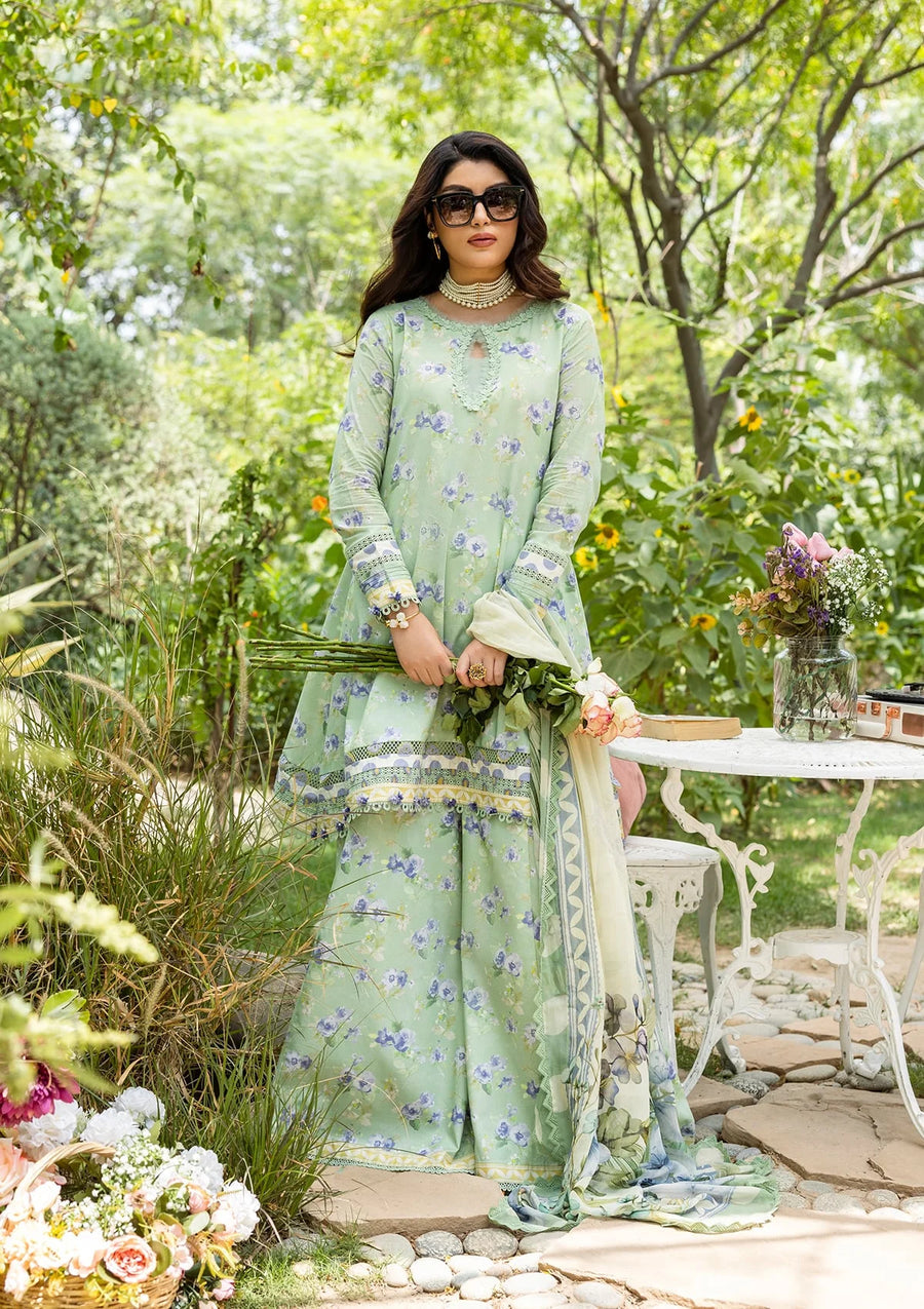 Elaf Premium ECD-2B Basile Elaf Prints With Chiffon Dupatta 2025