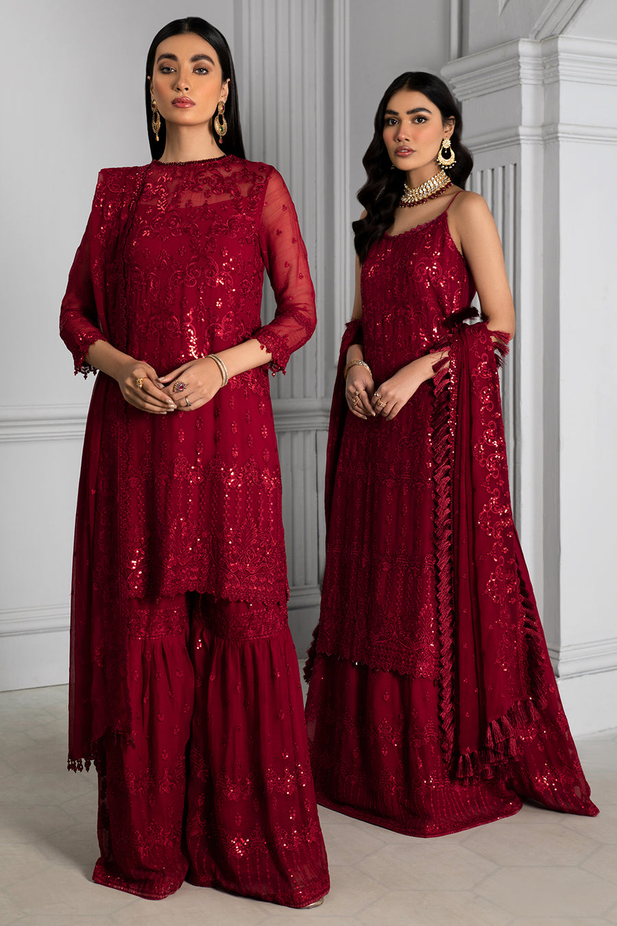 Zarif  Online Z 02 Rossa Misaal Chiffon 2022 - Pakistani Branded Clothes