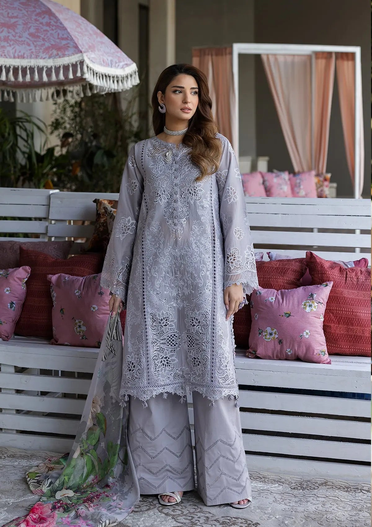 Kahf Premium | Luxury Lawn 25 | KLR-09 Bellerose