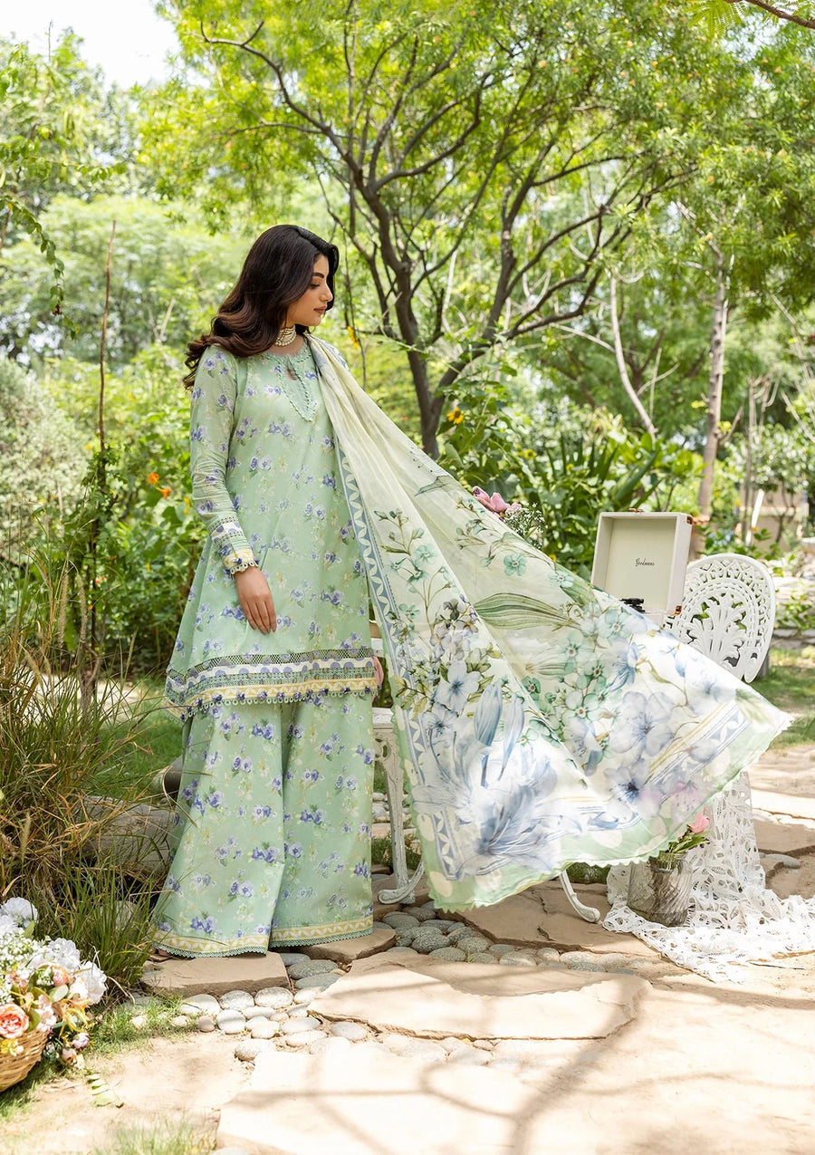 Elaf Premium ECD-2B Basile Elaf Prints With Chiffon Dupatta 2025