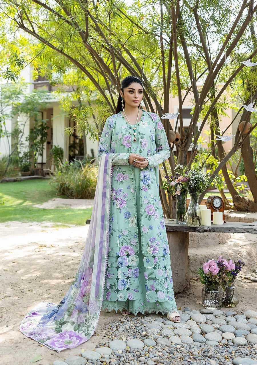 Elaf Premium ECD-1A Gardenelle Elaf Prints With Chiffon Dupatta 2025