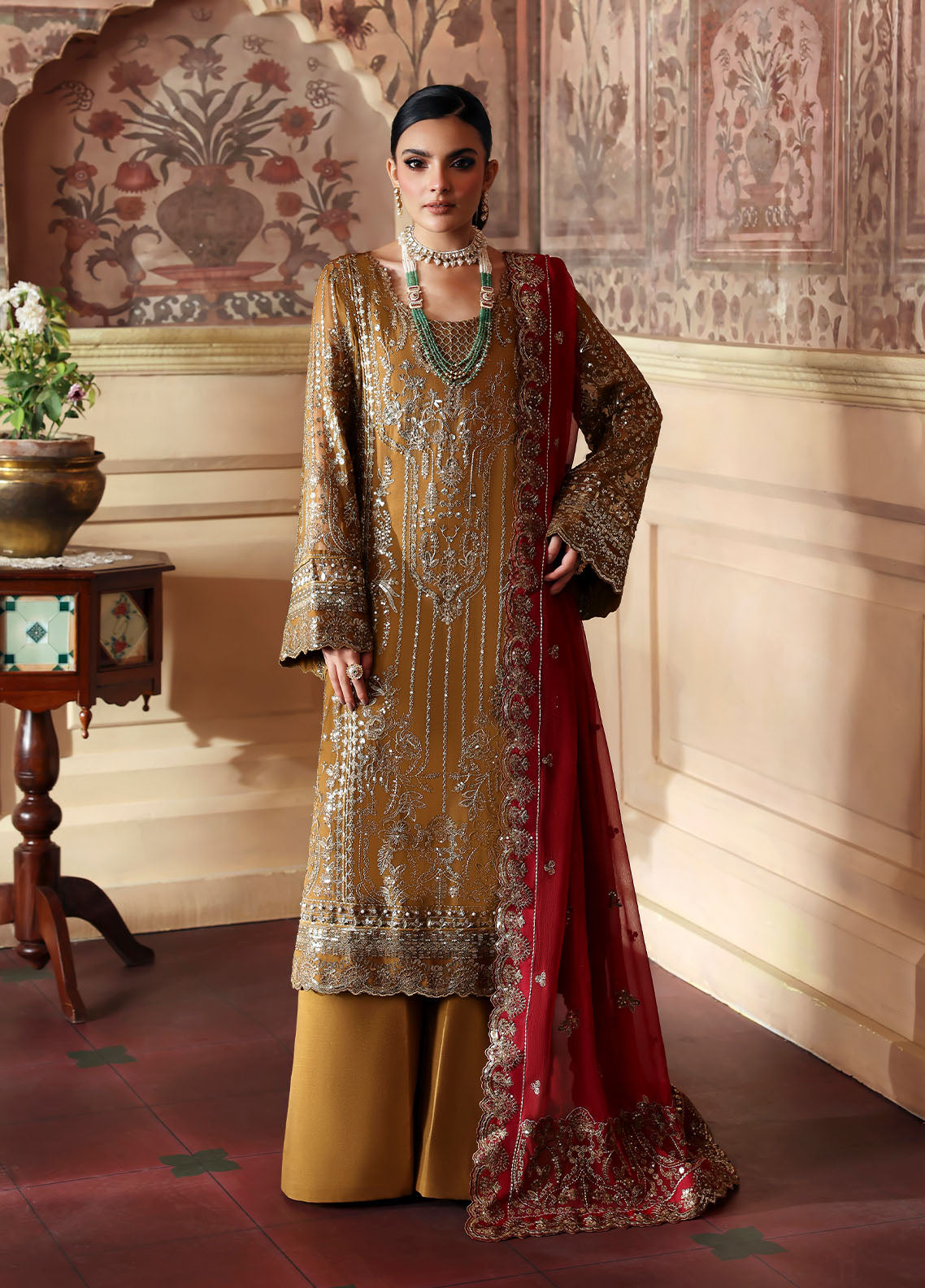 Gulaal Dinara Evayna Embroidered Chiffon 2025