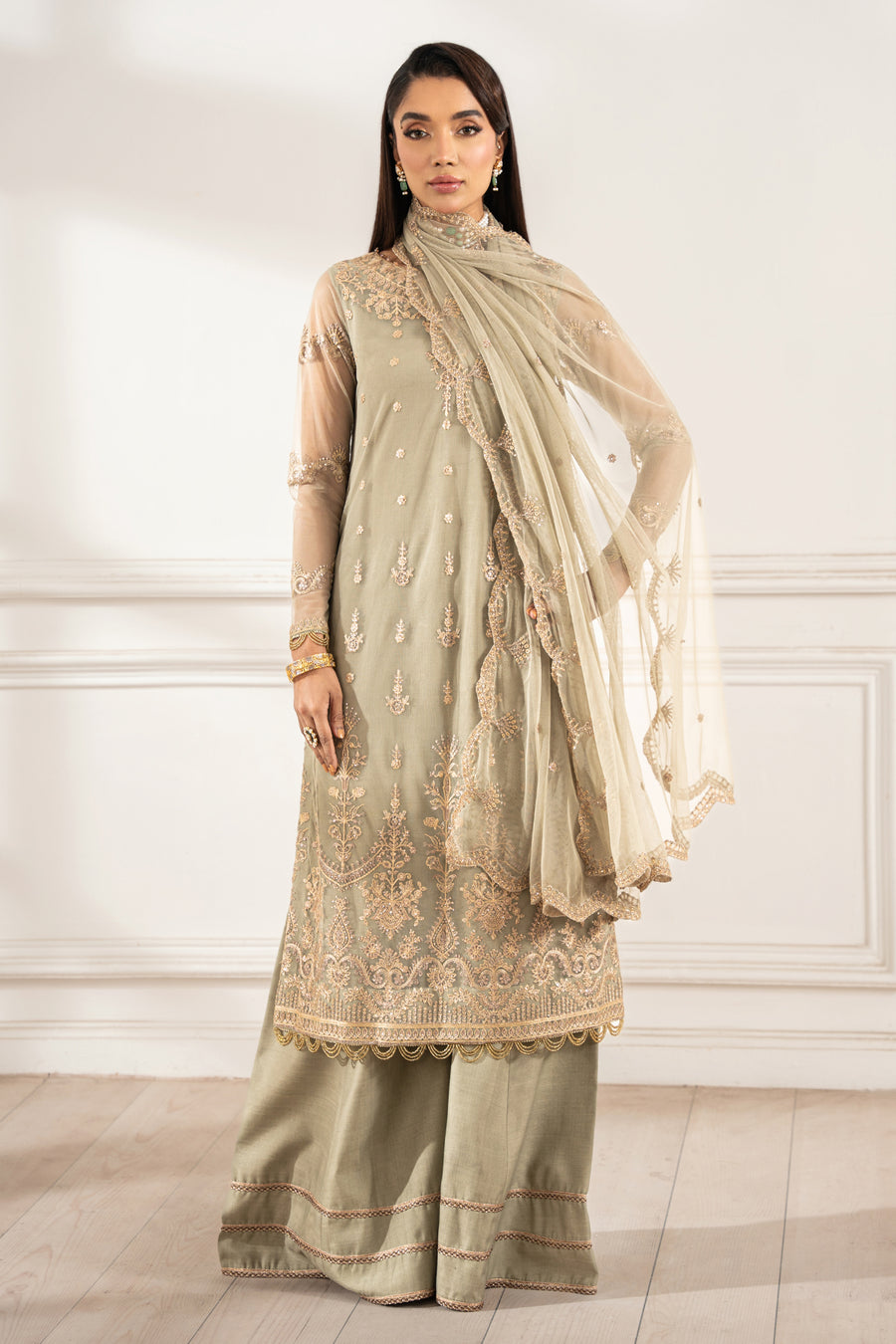 Zarif Z-01 Leila Heer Chiffon Collection 2025