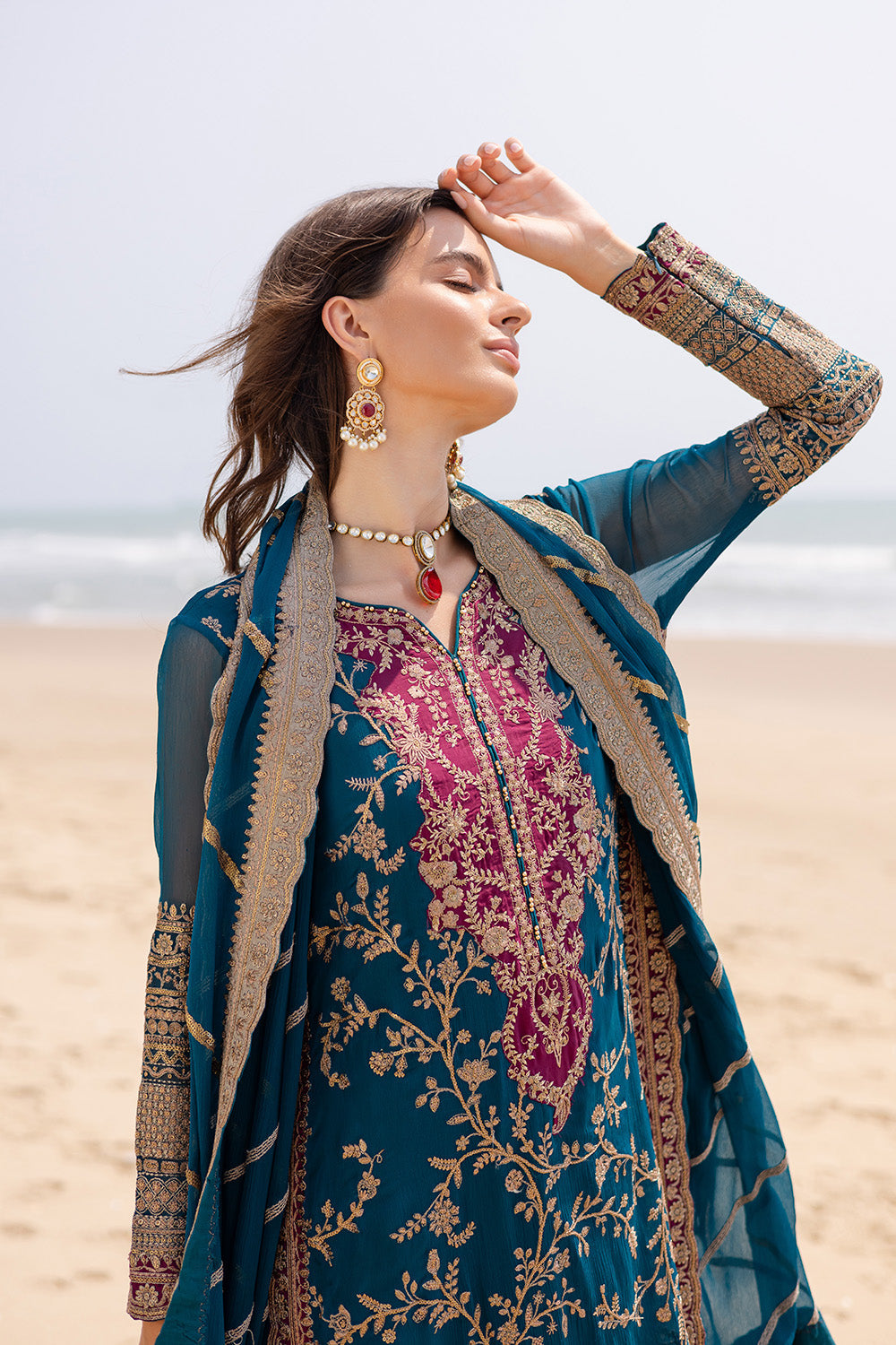 Freesia Premium Aadhya - FW40052 Zyra Embroidered Chiffon 2025