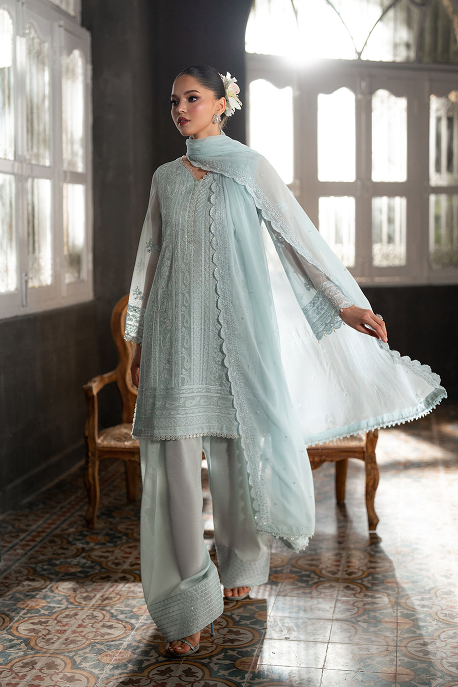 Azure Icy Mist 4 Eid Luxe Chiffon 2025