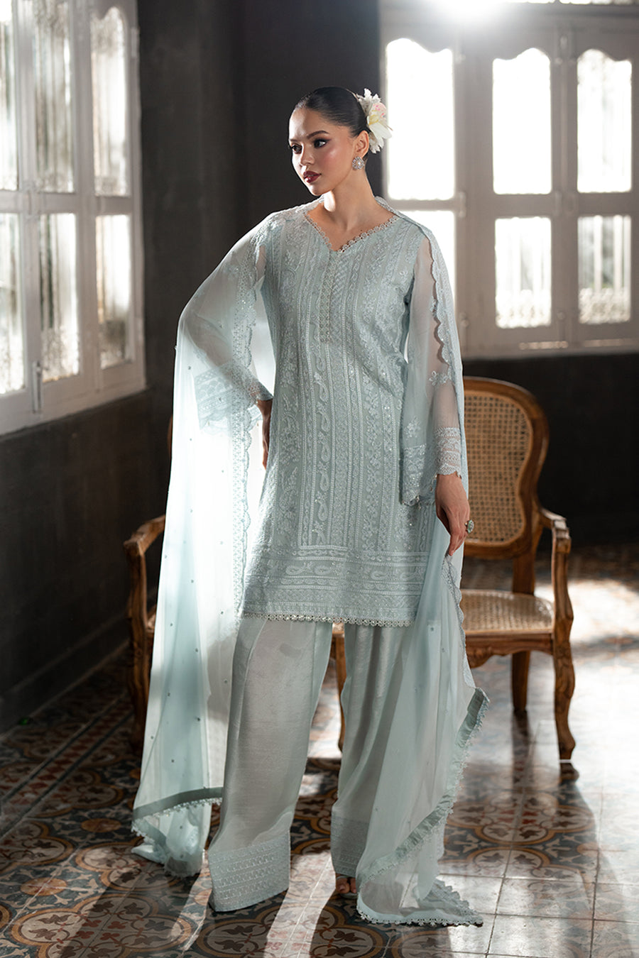 Azure Icy Mist 4 Eid Luxe Chiffon 2025