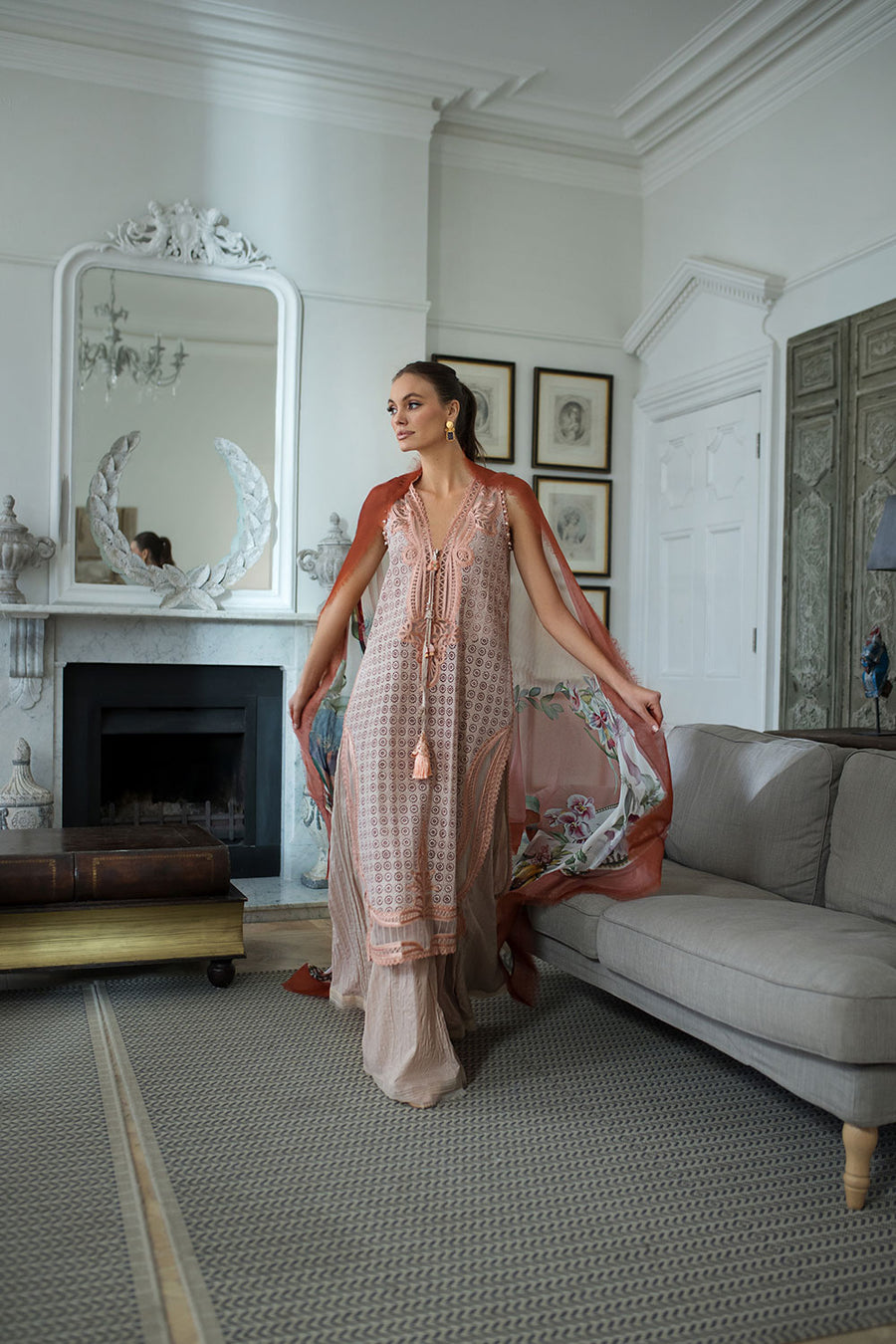 Sobia Nazir Luxury Lawn Collection 2024 - Design 14 B main image 1