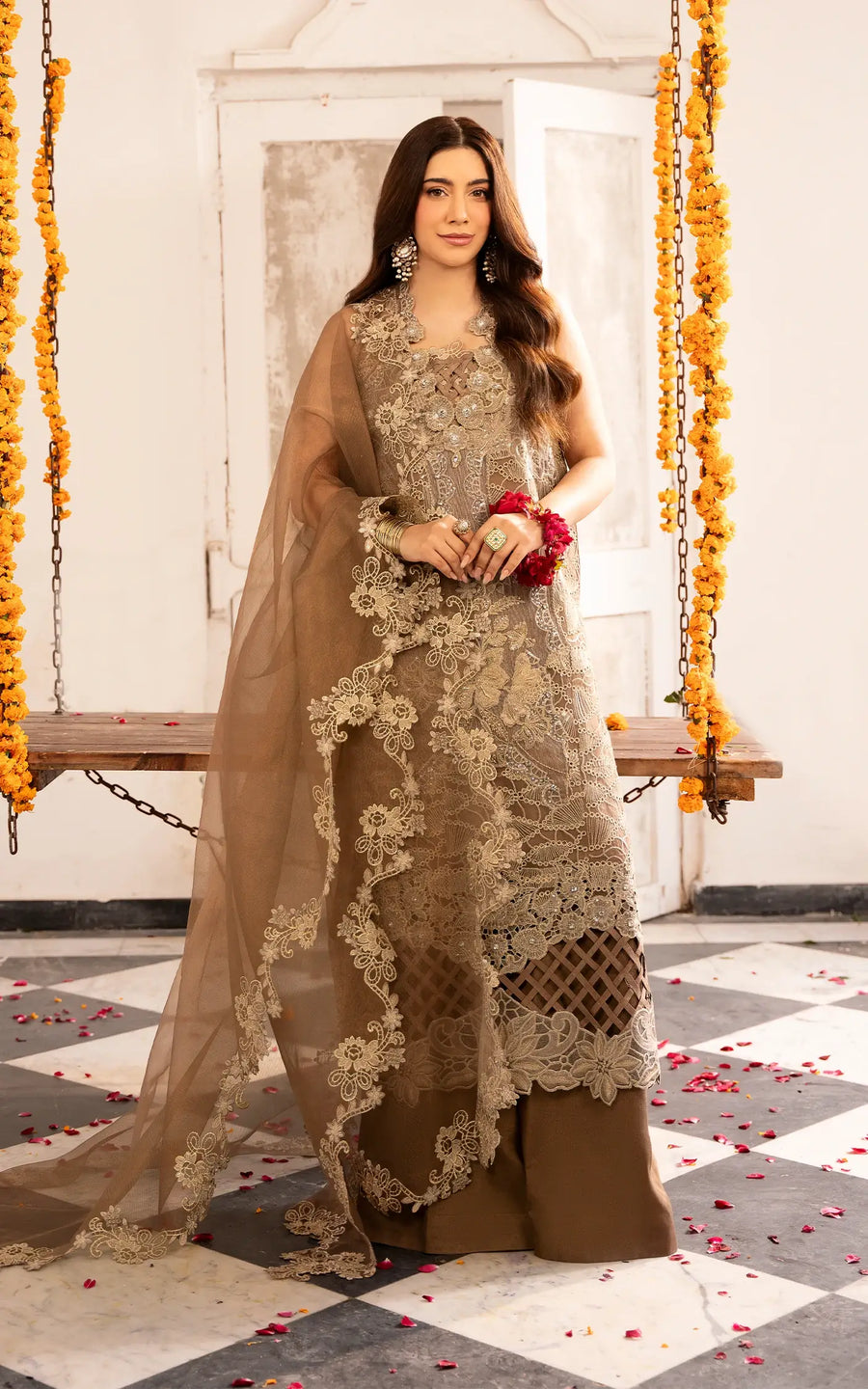 Asifa N Nabeel Mehrunisa-(SEF25-07) Sunehri Eid Festive Collection 2025