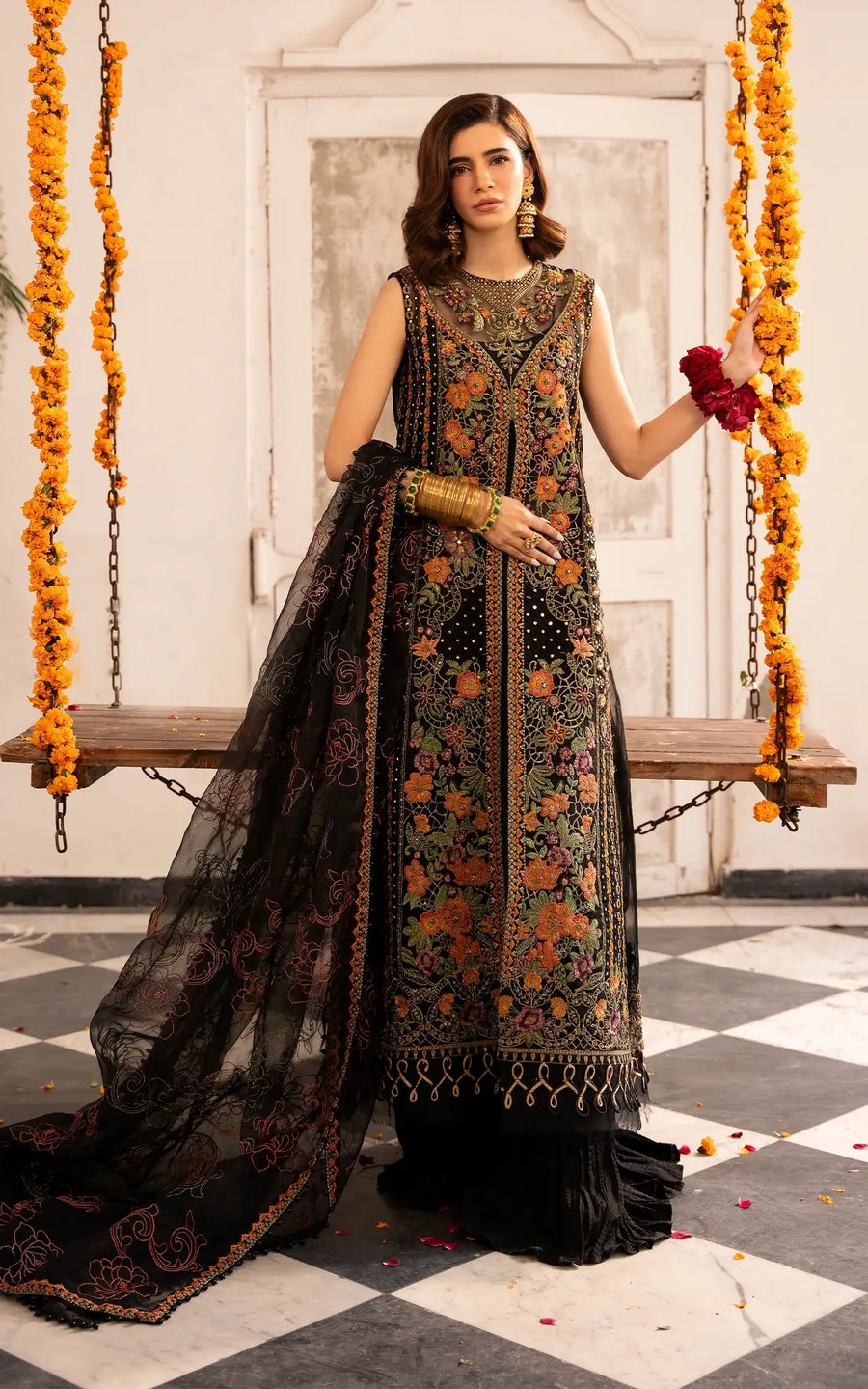 Asifa N Nabeel Sitara-(SEF25-03) Sunehri Eid Festive Collection 2025