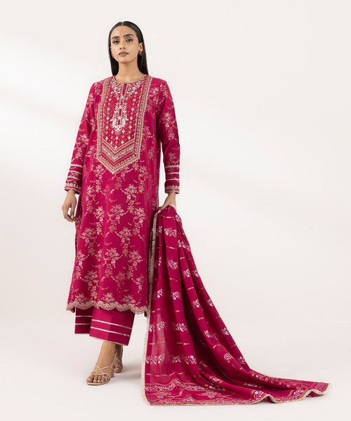 Sahar Pret Embroidered Jacquard 2 Piece Suit SSBE-RR-02 Garden Bloom