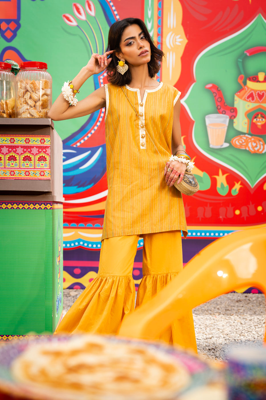 Alkaram Studio GFSU6069-Yellow Husn-E-Eid 2025