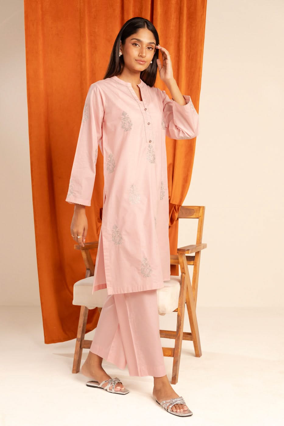 Alkaram Studio GFSU6065-Pink Husn-E-Eid 2025