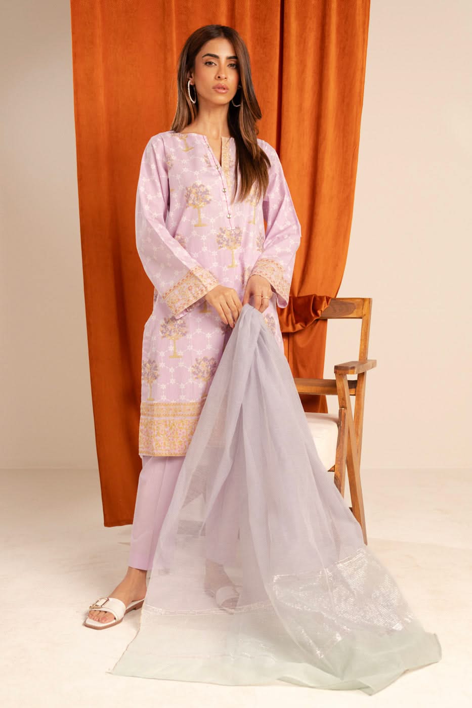 Alkaram Studio GFSU6006-Purple Husn-E-Eid 2025