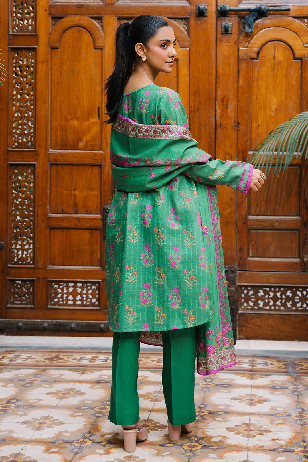 Zellbury Shirt Dupatta - 0159 Essential Winter Collection 2025