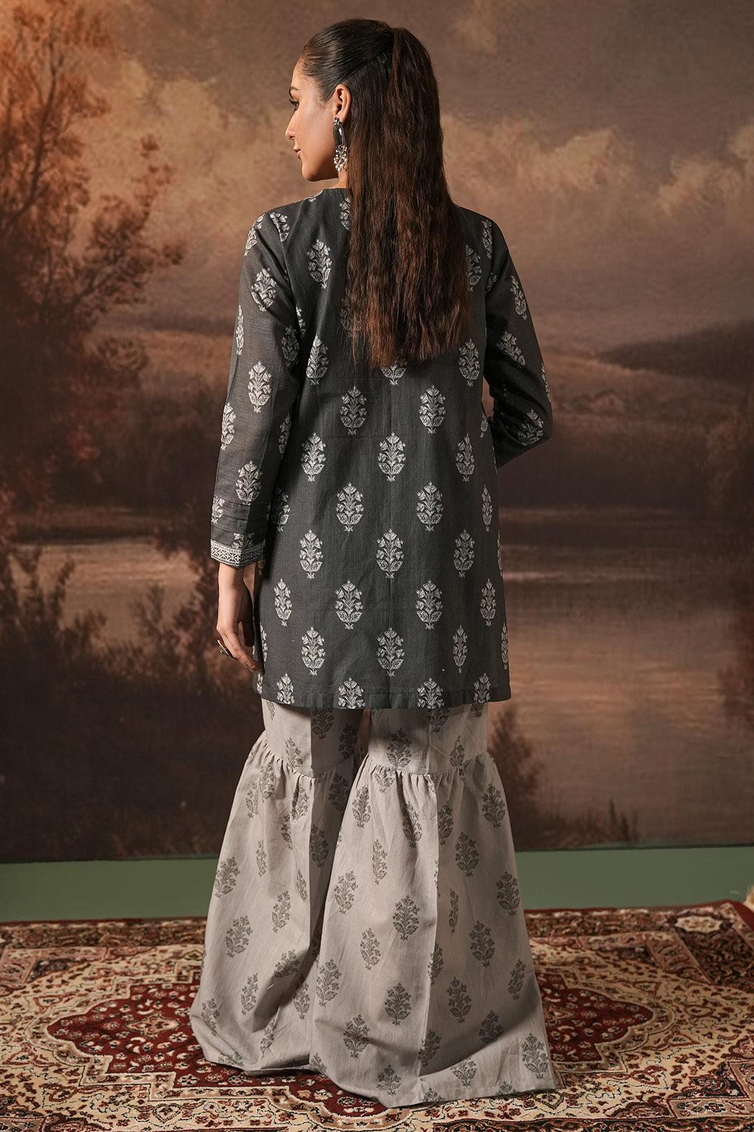 Zellbury Shirt Shalwar - 0342 Essential Winter Collection 2025