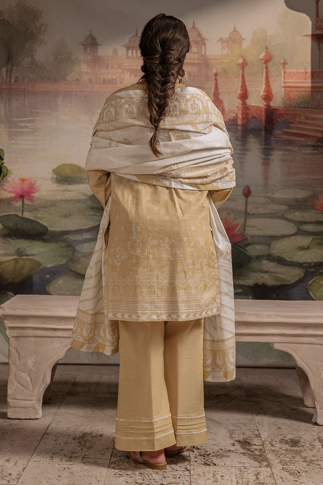 Zellbury Shirt Shalwar Dupatta - 0393 Essential Winter Collection 2025