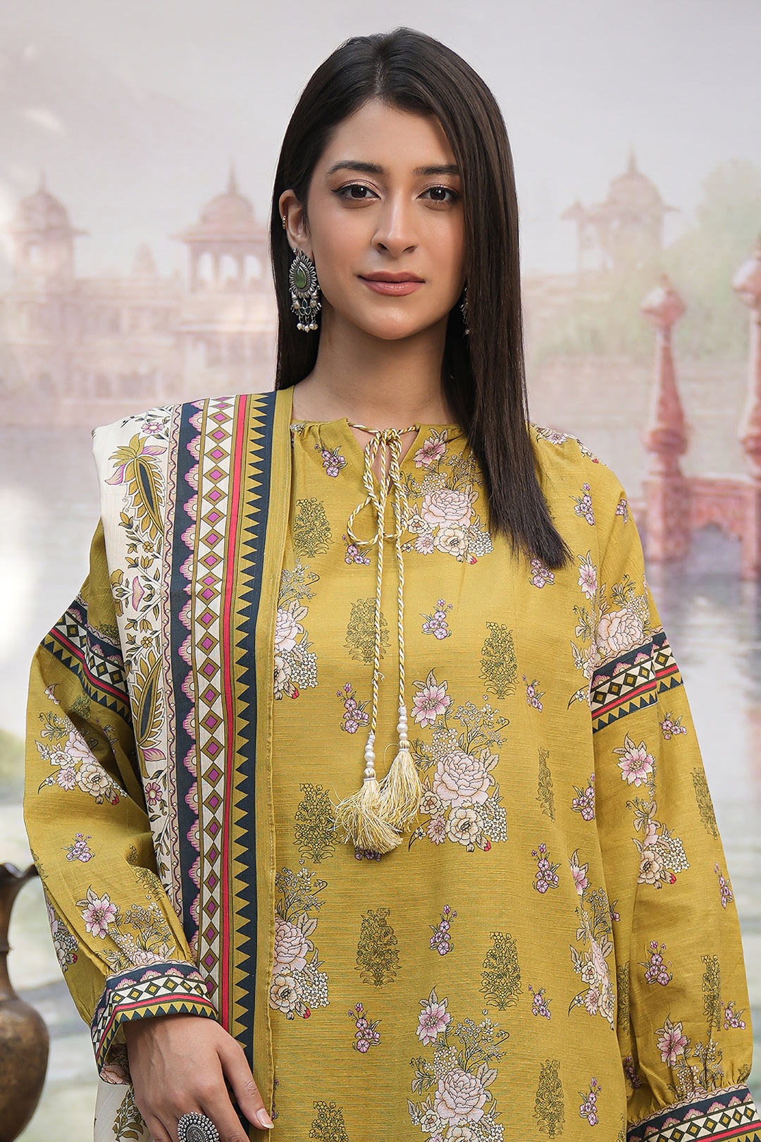 Zellbury Shirt Shalwar Dupatta - 0446 Essential Winter Collection 2025