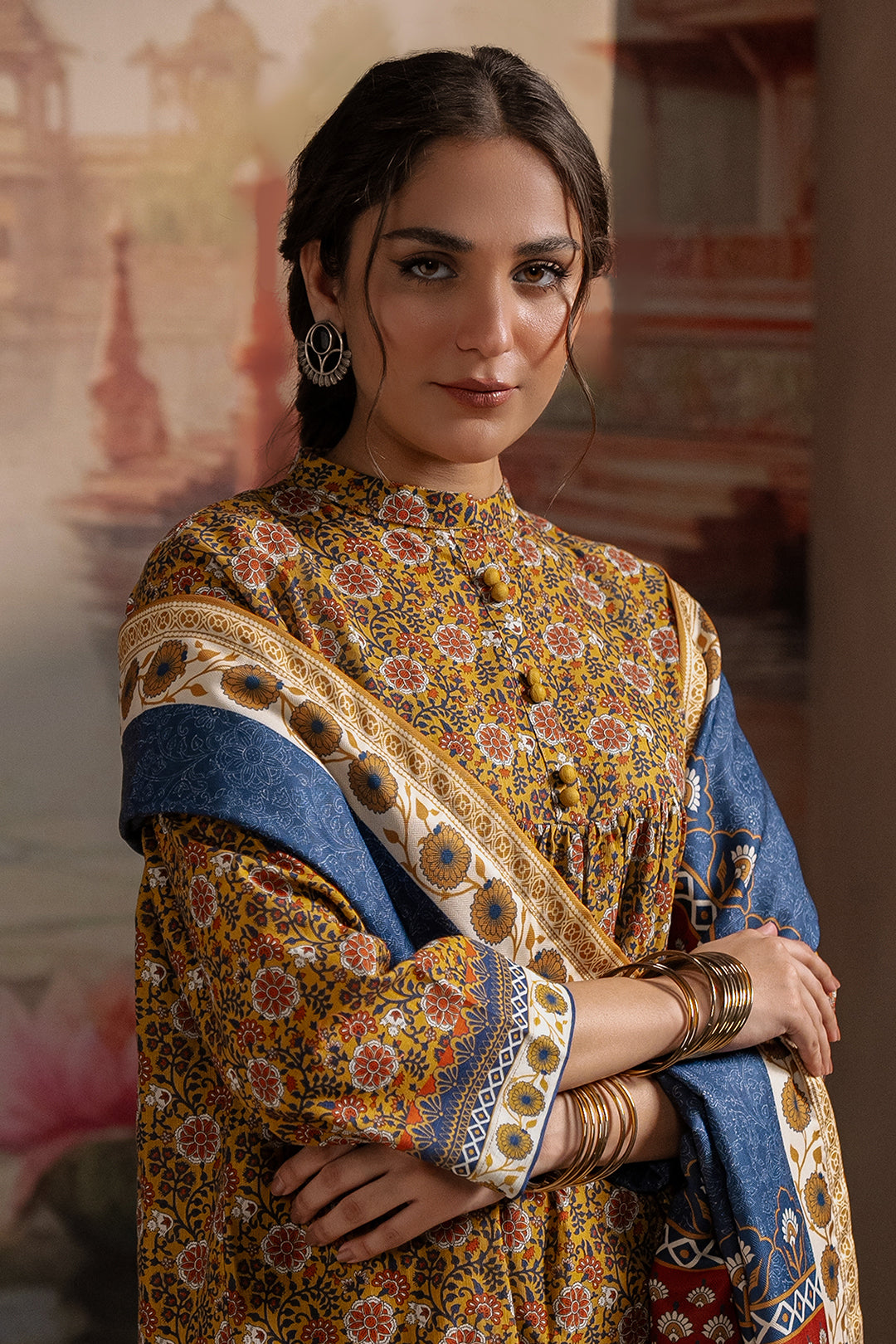 Zellbury Shirt Shalwar Shawl - 0468 Essential Winter Collection 2025