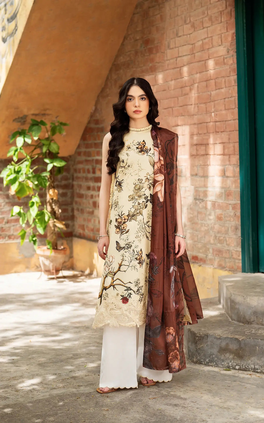Asifa N Nabeel Meadow Bloom-(YKL25-01) Yakin Summer Lawn 2025