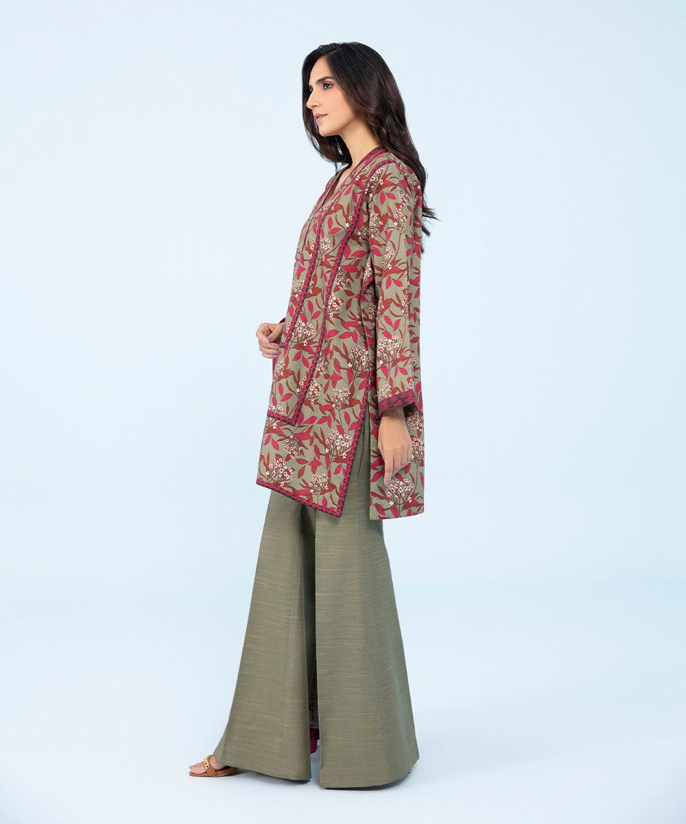 Sapphire U3P-DY23V9-2 3 Piece Printed Khaddar Suit Winter Collection