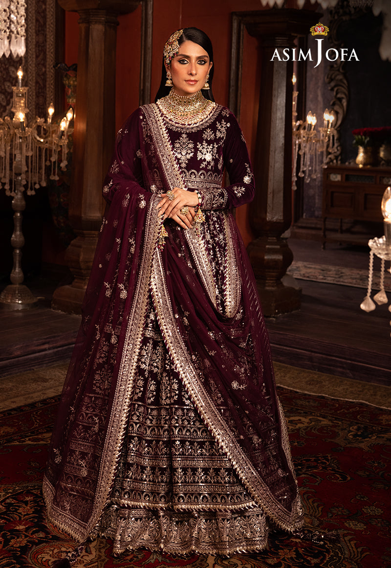 Asim Jofa AJMM-11 Makhmal Wedding Velvet Collection