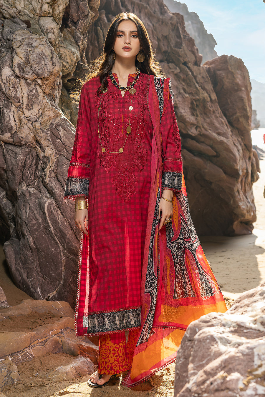 Charizma SN4-04 Premium Lawn Collection 2024  Sara Clothes