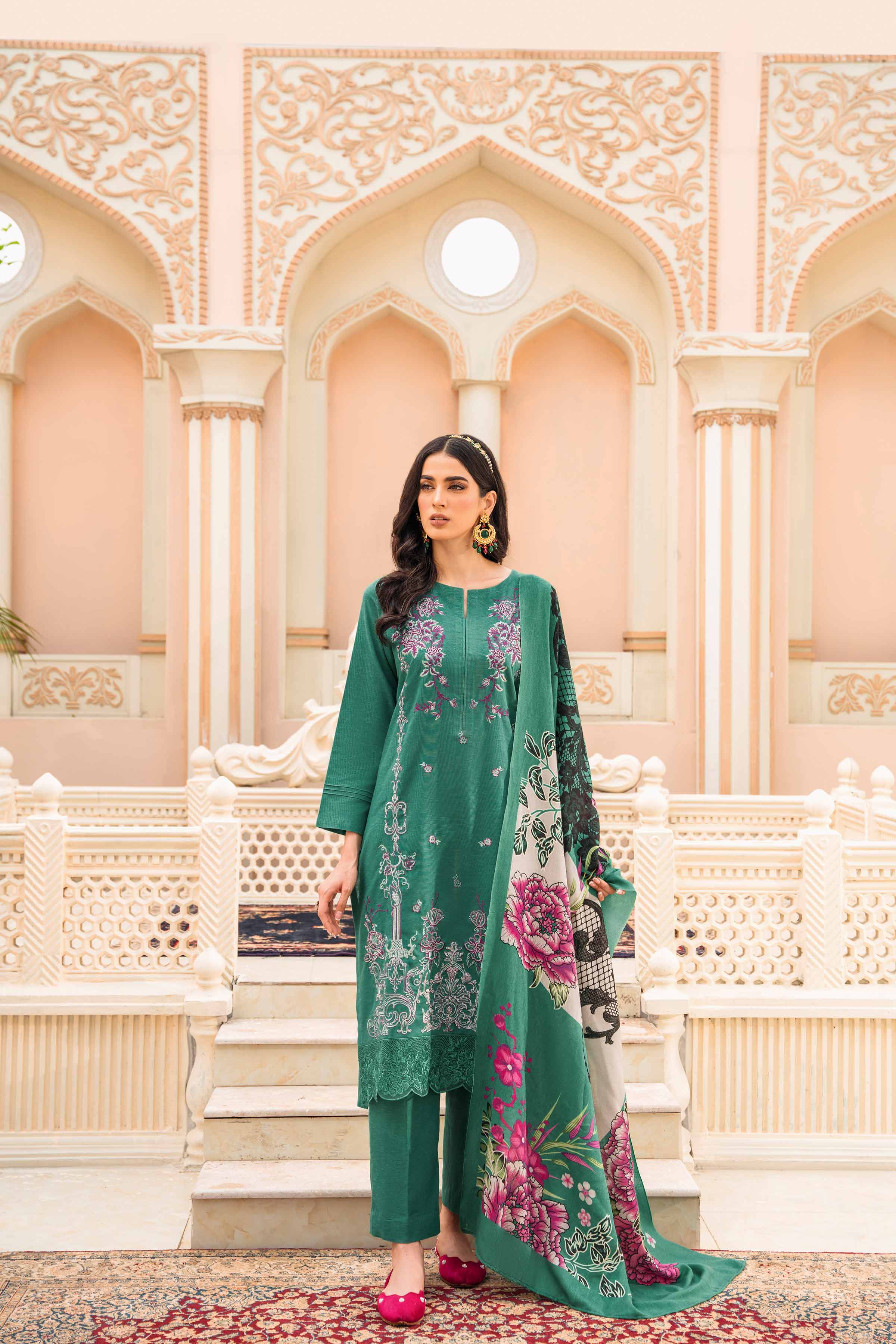Nishat Winter Nishat Dresses 2019 Embroidered Suit Nishat Linen