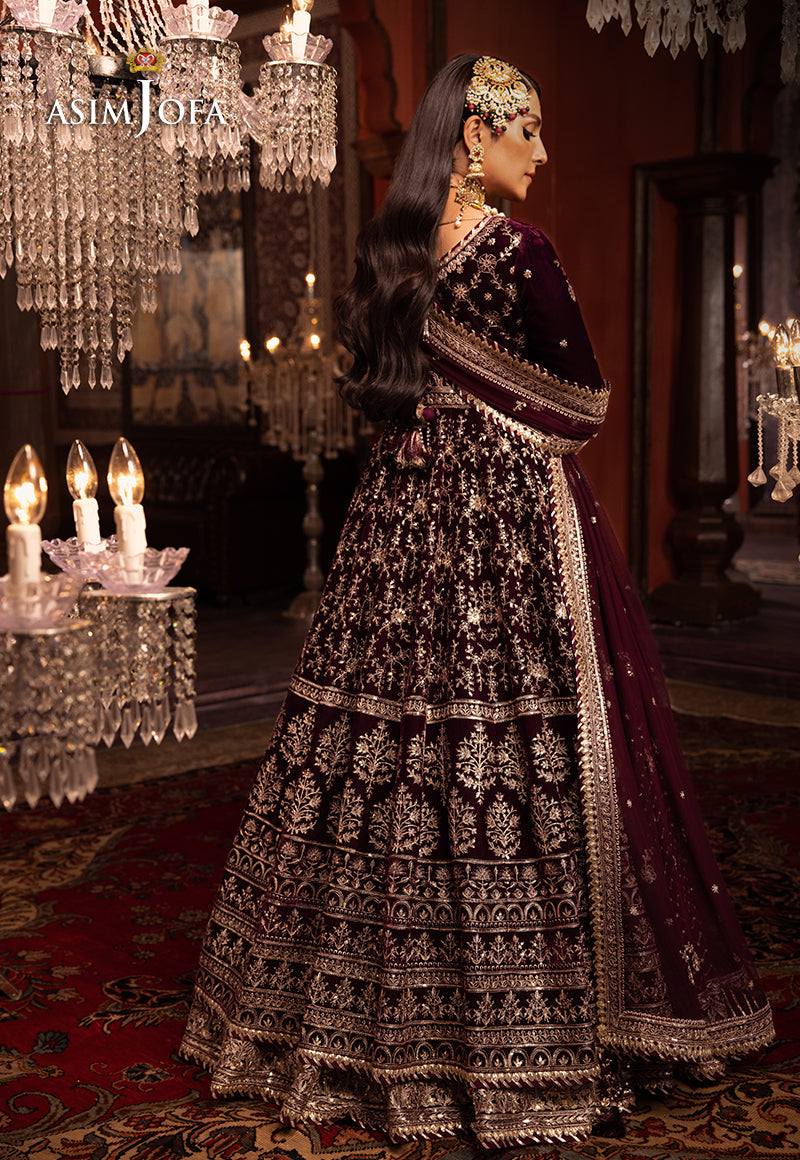 Asim Jofa AJMM-11 Makhmal Wedding Velvet Collection