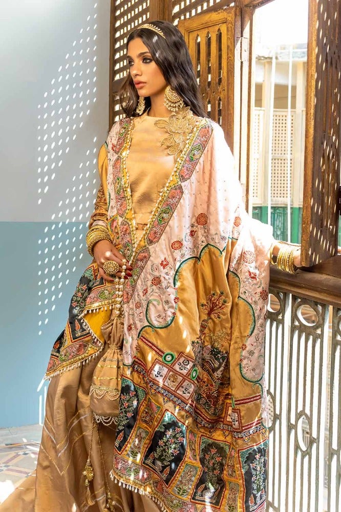 Gulahmed NS-32005 Noor-E-Chasham Velvet Formal Collection