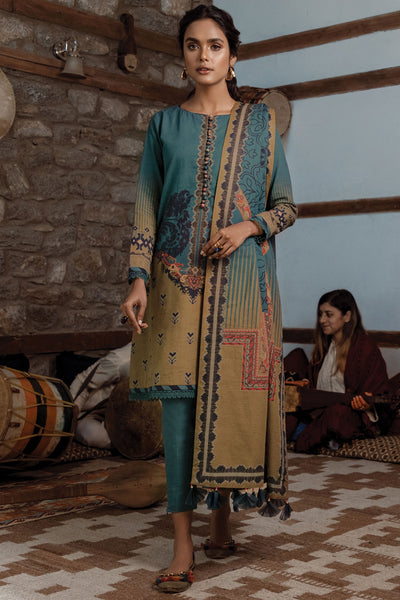 Alkaram FW-23-21-YELLOW Winter Collection 2021