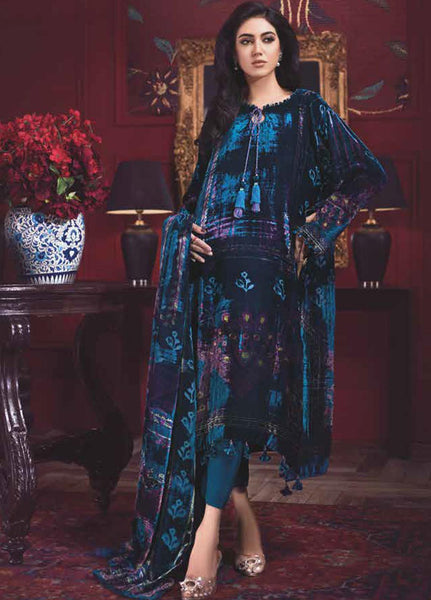 Ahmed fabrics winter collection sales 2019