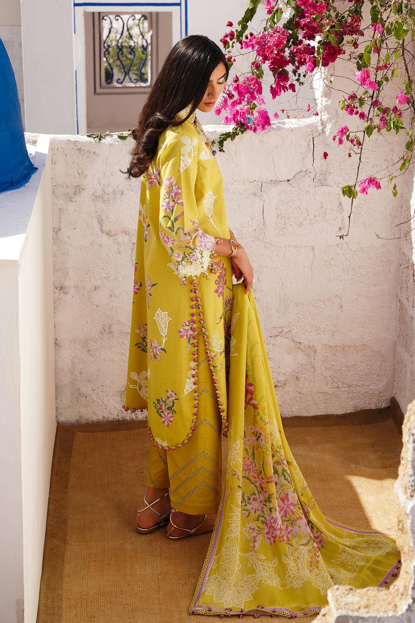 Sana Safinaz M241-006B-3Cj Muzlin Spring Lawn Collection 2024