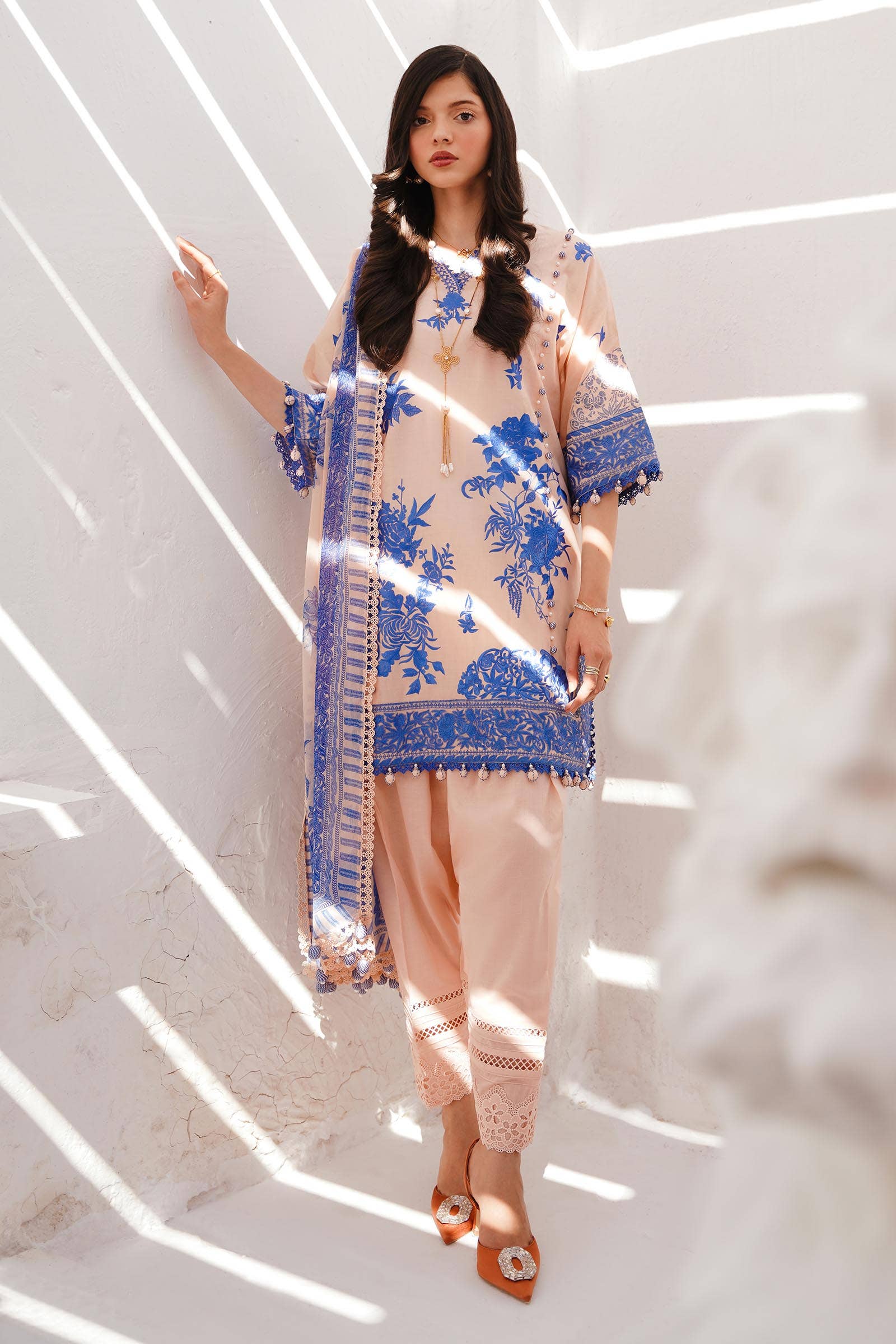Sana Safinaz M241-007B-3Cj Muzlin Spring Lawn Collection 2024