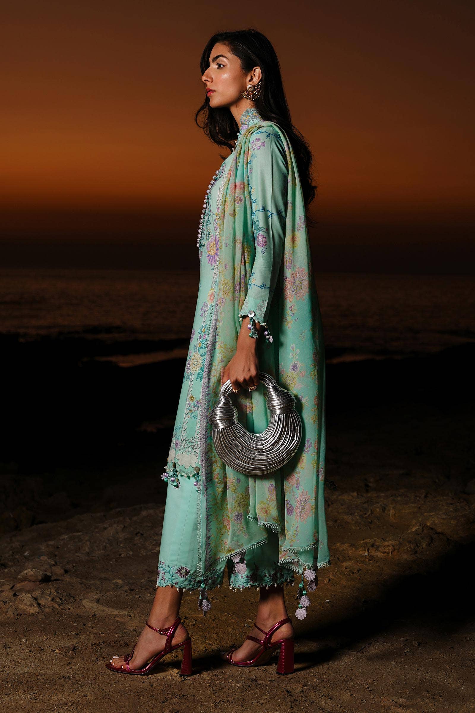 Sana Safinaz M241-008B-3Ci Muzlin Spring Lawn Collection 2024
