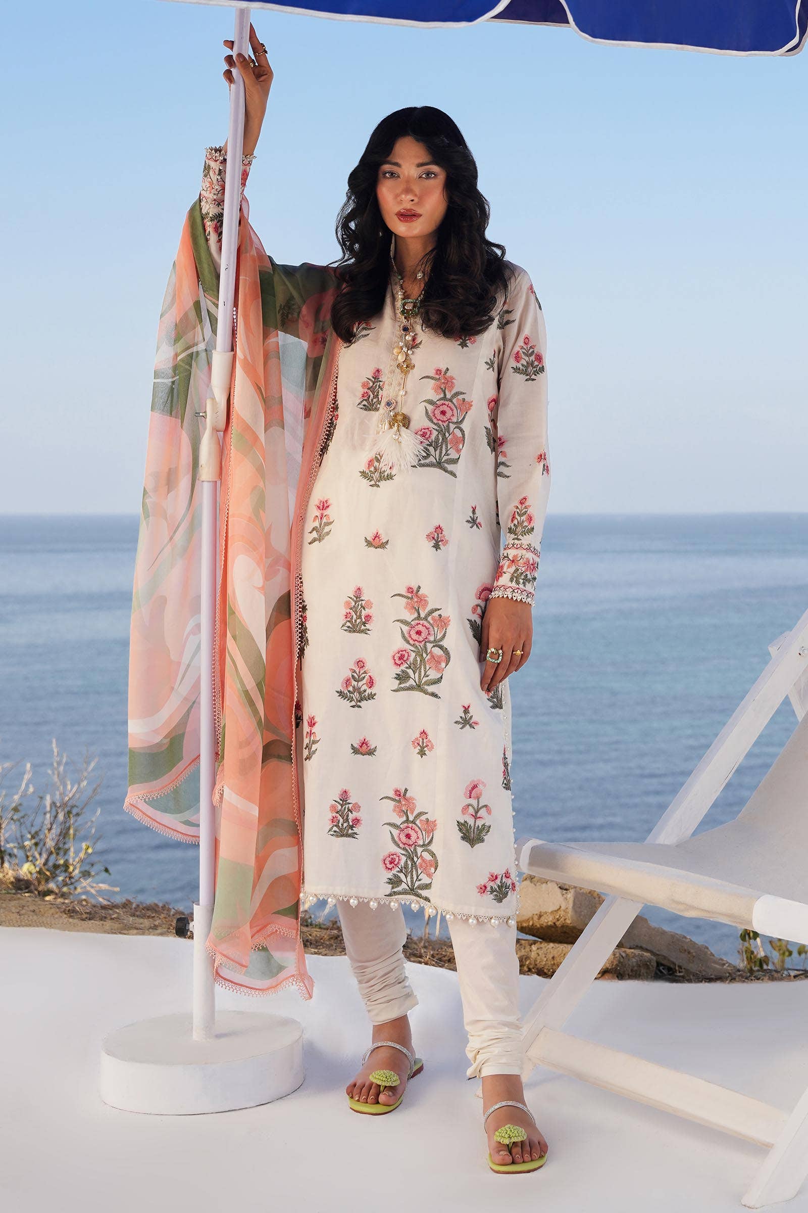 Sana Safinaz M241-010A-3Cj Muzlin Spring Lawn Collection 2024