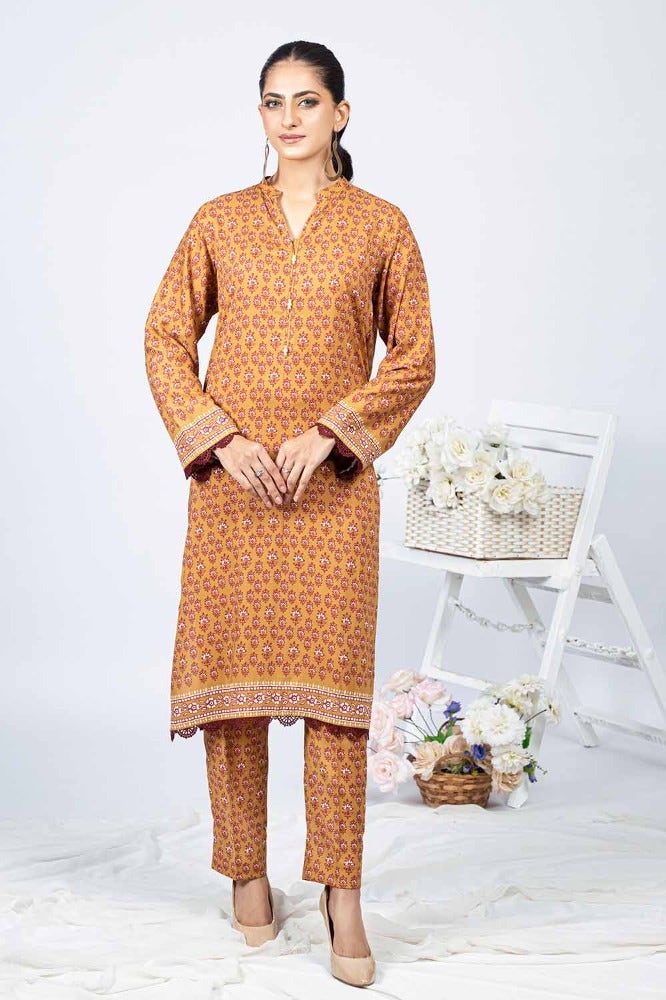 Gulahmed Printed Linen Shirt WNSS-32012  Winter Collection Vol 3