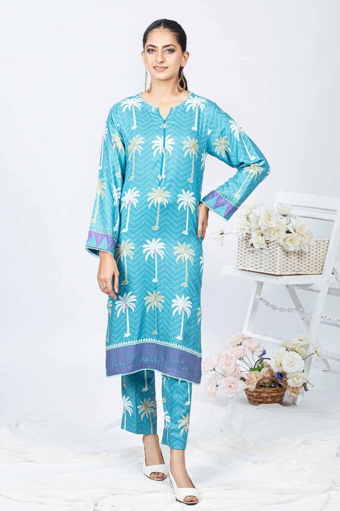 Gulahmed Printed Twill Linen Shirt WNSS-32013  Winter Collection Vol 3
