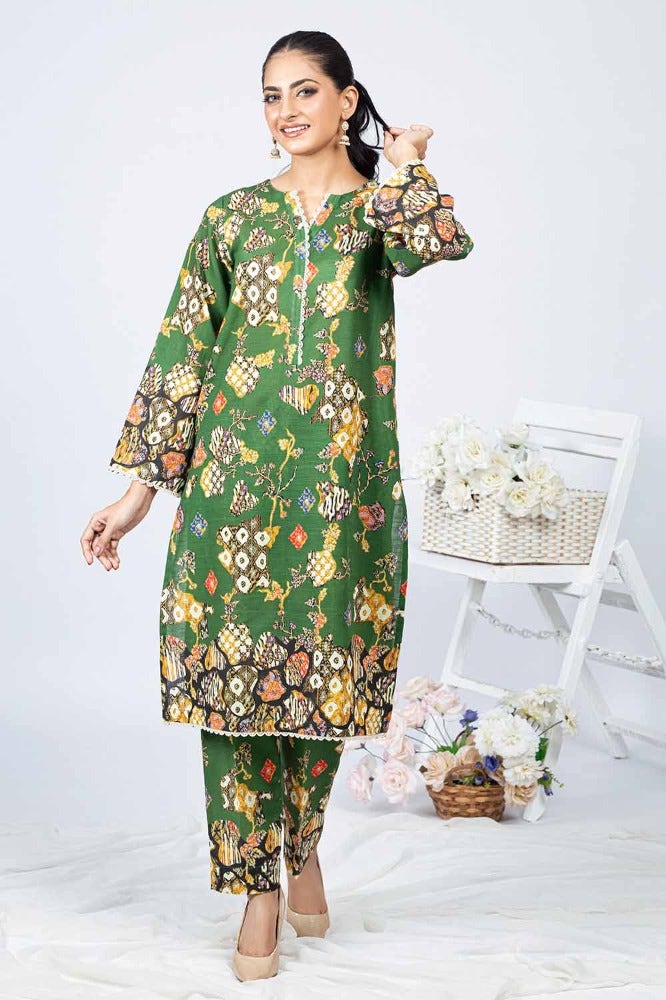 Gulahmed Printed Khaddar Shirt WNSS-32014  Winter Collection Vol 3