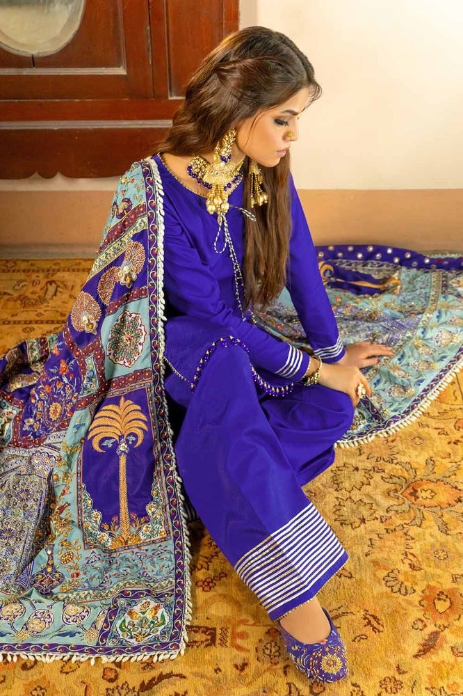Gulahmed NS-32010 Noor-E-Chasham Velvet Formal Collection