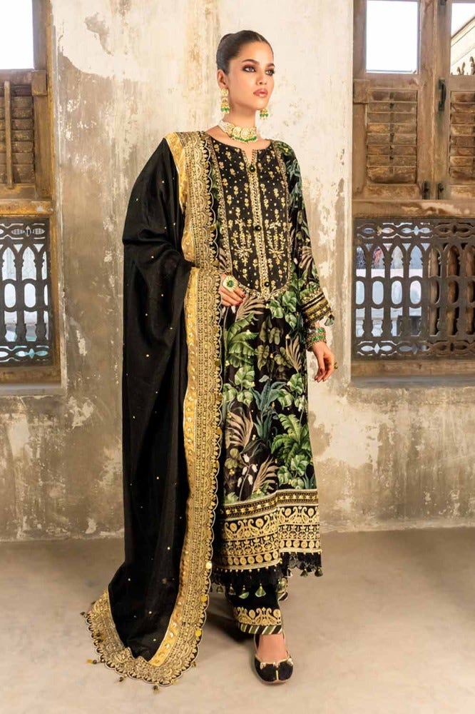 Gulahmed NS-32017 Noor-E-Chasham Velvet Formal Collection