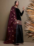 Zainab Chottani Blackout Burgundy Semi Formals 2025