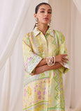 Farah Talib Aziz Butter Yellow Shirt Dress Lea Fall 2024
