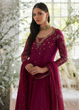 Farah Talib Aziz Jihan Fuschia Kalidaar and Dupatta Mayna Festive Luxe 2024