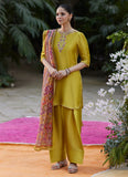 Farah Talib Aziz Sheyza Kiwi Shirt and Dupatta Mayna Festive Luxe 2024