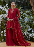 Farah Talib Aziz Guzayn Scarlett Shirt and Dupatta Mayna Festive Luxe 2024