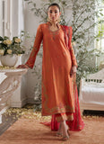 Farah Talib Aziz Ceren Coral Shirt and Dupatta Mayna Festive Luxe 2024